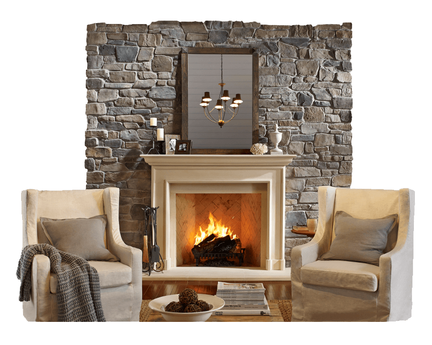 fireplace cutout